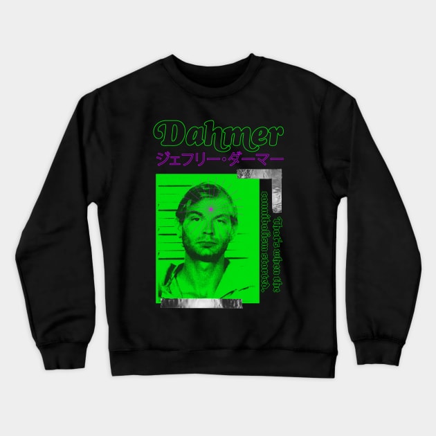 Jeffrey Dahmer ˚_˚ Acid Graphics Original Design #2 Crewneck Sweatshirt by unknown_pleasures